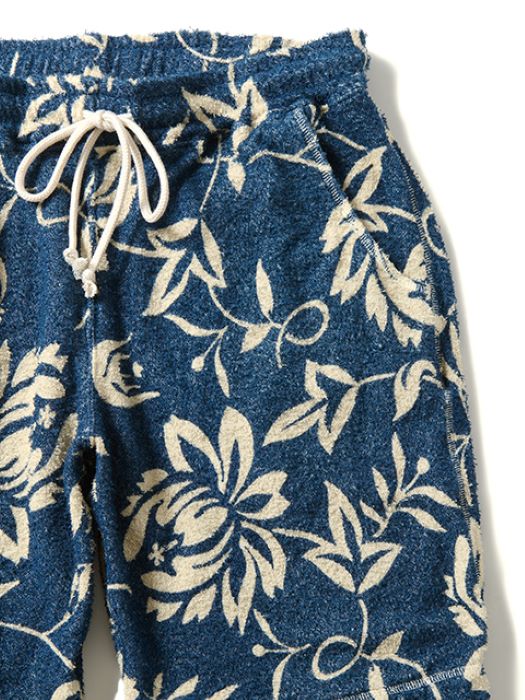 GDPT2303 RETRO FLOWER PILE SHORTS
