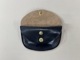 LOT1795Horsehide Double Flap Oval Coin Wallet