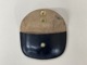 LOT1795Horsehide Double Flap Oval Coin Wallet