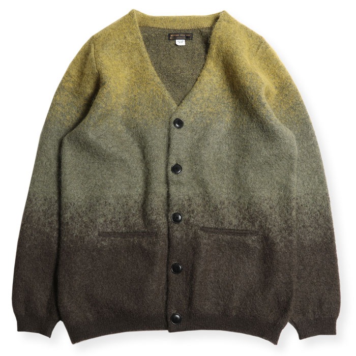 VINTAGE MOHAIR GRADIENT CARDIGAN
