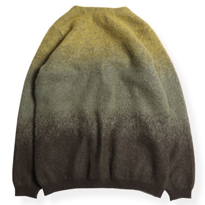 VINTAGE MOHAIR GRADIENT CARDIGAN