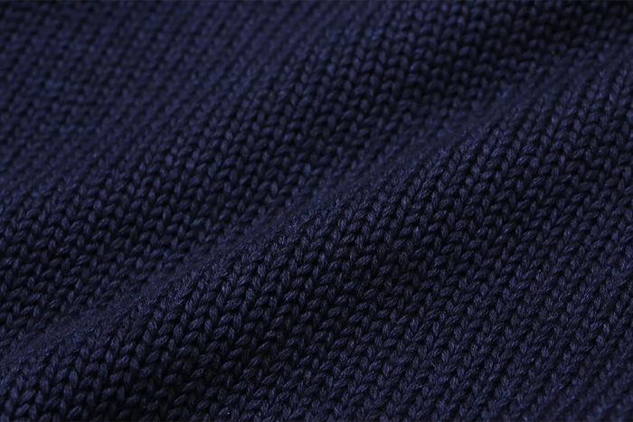 MFSC"SUBMARINER"COTTON INDIGO-KNIT"BRIDGE"SWEATER