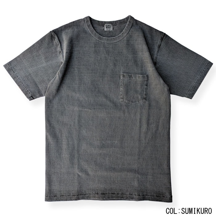 Lot 37002PD HEAVY WEIGHT SHORT SLEEVE Pocket T PIGMENT DYE