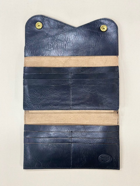 LOT1794Horsehide Double Flap Wallet