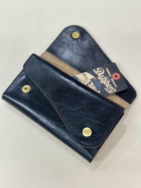 LOT1794Horsehide Double Flap Wallet
