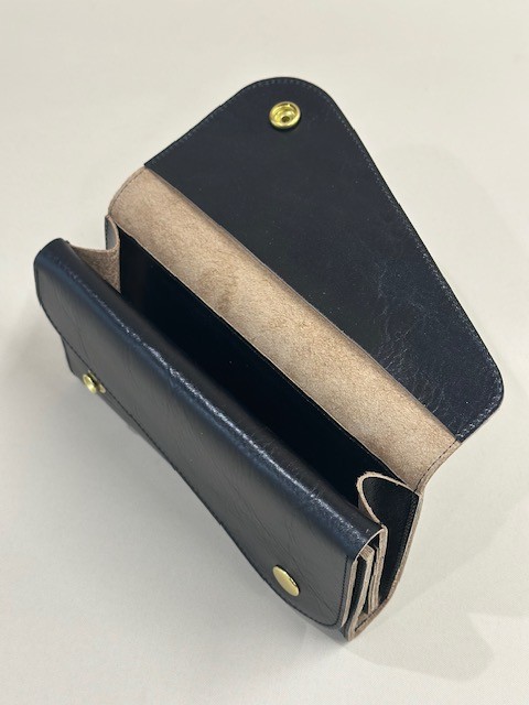 LOT1794Horsehide Double Flap Wallet