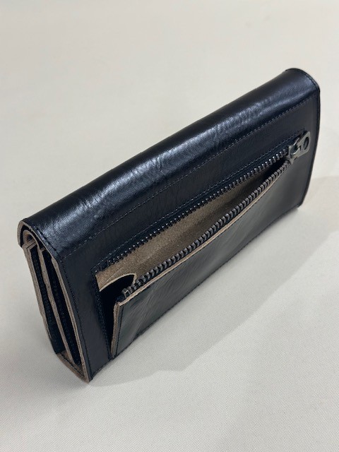 LOT1794Horsehide Double Flap Wallet