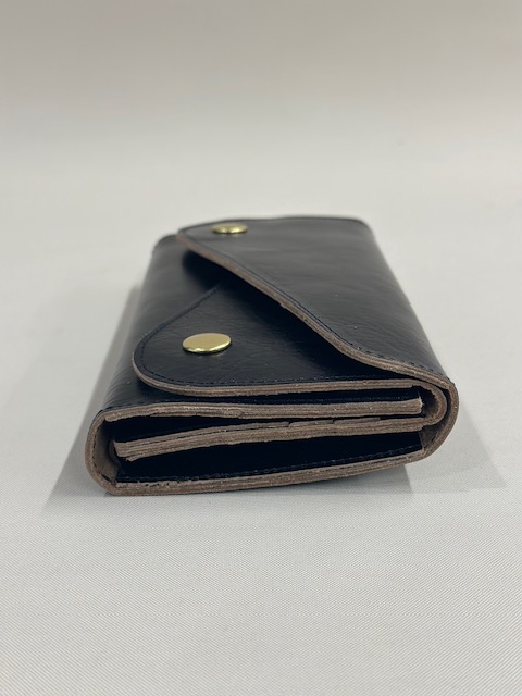 LOT1794Horsehide Double Flap Wallet