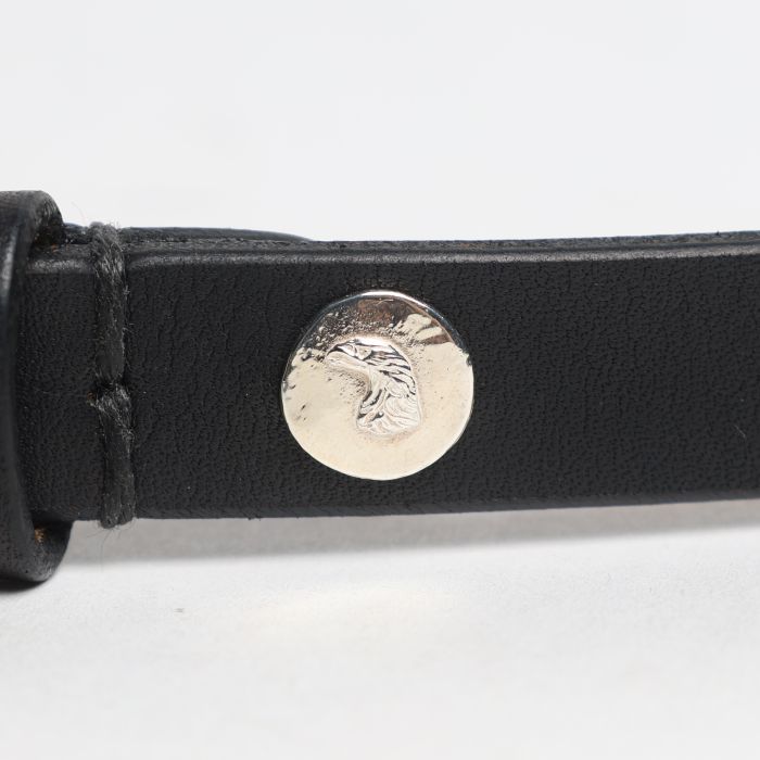 LT-0128 HORSESHOE BUCKLE, EXTENDED TIP BELT