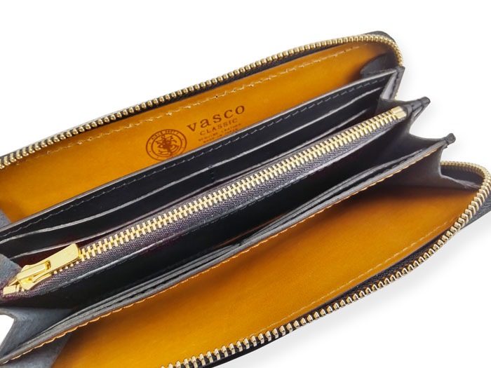 VS-701Z LEATHER VOYAGE ROUND ZIP LONG WALLET