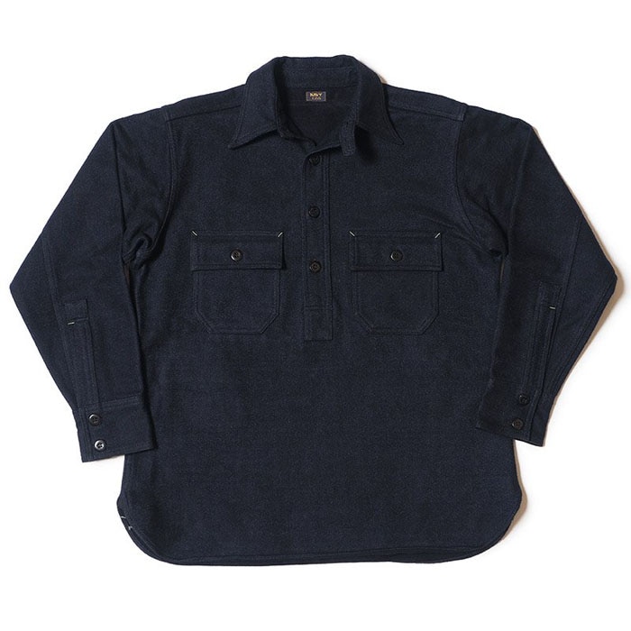 ウエアハウス　US NAVY CPO シャツ WAREHOUSE × U.S.NAVAL ACADEMY WOOL C.P.O. JACKET(PULLOVER