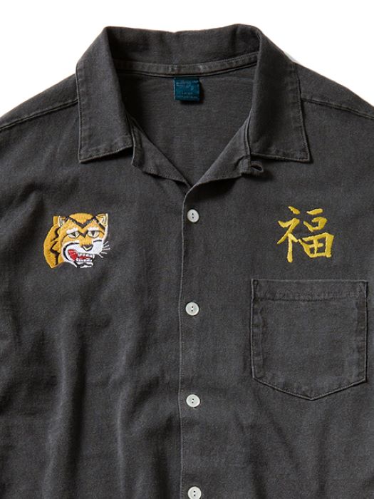 GOST2316 TORAFUKU EMB SS OPEN TSHIRT