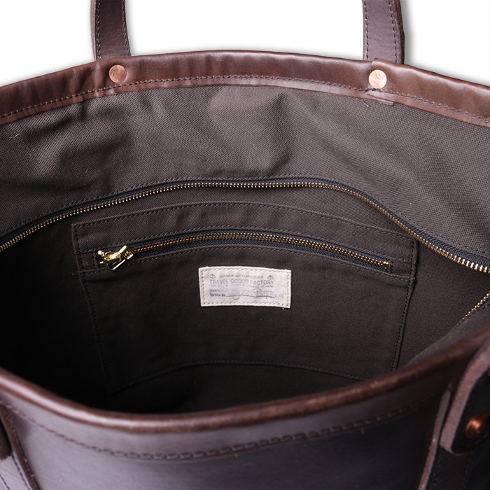 VSE-263L LEATHER OLD TOTE BAG