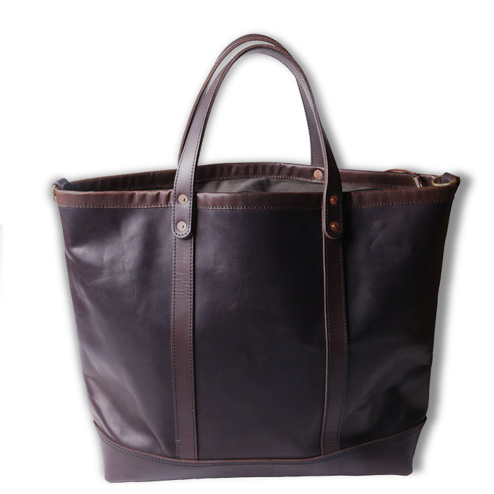 VSE-263L LEATHER OLD TOTE BAG