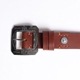 LT-0030 THUNDERBIRD STAMPED SQUARE BUCKLE BELT