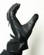 JOINT LEATHER GLOVES BK/WH