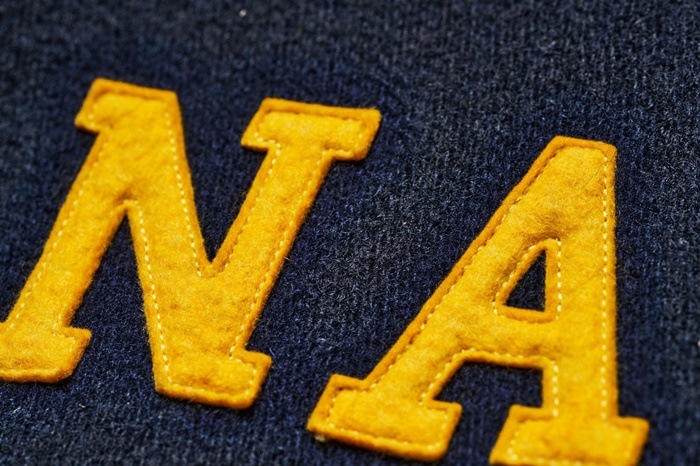 Lot 2240 1950'S NAVY VARSITY JACKET ���åץꥱ