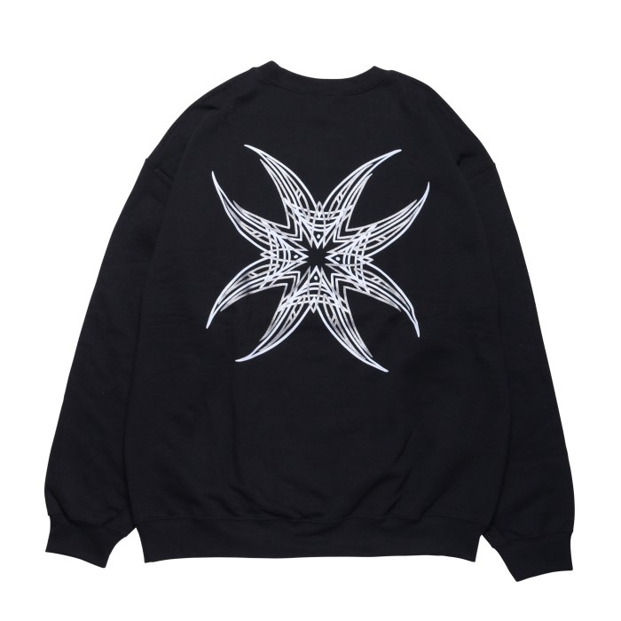 EIGHT LEGGED CROSS PINSTRIPE SWEAT