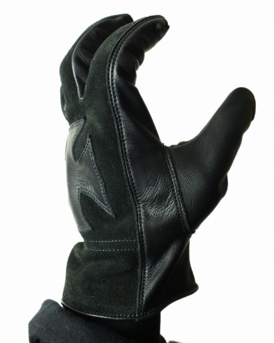 JOINT LEATHER GLOVES BK/BK