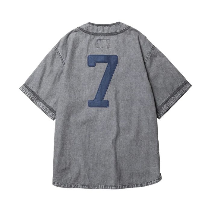 CHAMBRAY BASEBALL SHIRT