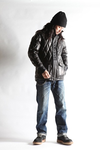 ALL NEW RACING DOWN JKT2 RELAX FIT/PLD HORSEHIDE