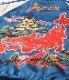 Lot No. TT15531-119 / Early 1950s Style Acetate Souvenir Jacket KOSHO & CO. Special Edition DUELLING DRAGONS  JAPAN MAP (HAND PRINT)