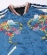 Lot No. TT15531-119 / Early 1950s Style Acetate Souvenir Jacket KOSHO & CO. Special Edition DUELLING DRAGONS  JAPAN MAP (HAND PRINT)