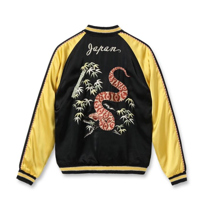 Lot No. TT15713-119 / Early 1950s Style Acetate Souvenir Jacket ��KOSHO & CO.�� Special Edition ��PIT VIPER�� �� ��EAGLE & SNAKE�� 