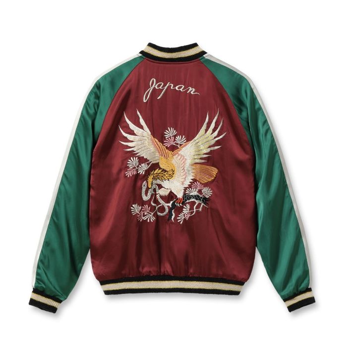 Lot No. TT15713-119 / Early 1950s Style Acetate Souvenir Jacket ��KOSHO & CO.�� Special Edition ��PIT VIPER�� �� ��EAGLE & SNAKE�� 