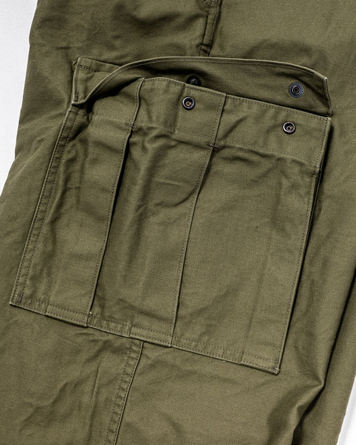 M-65 Trousers Mod, OD Reversed Sateen