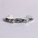 BR-0164 FLAT TRIANGLE BANGLE 2 SHELL