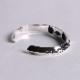 BR-0164 FLAT TRIANGLE BANGLE 2 SHELL