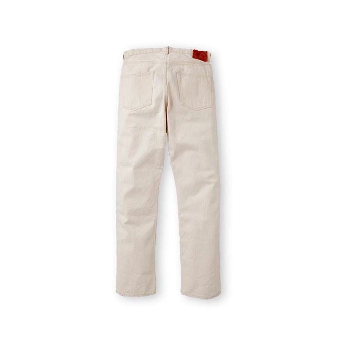 1101EC Straight Ecru Selvedge Denim