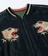 Lot No. TT15878-119 / Mid 1950s Style Acetate Souvenir Jacket ��TIGER HEAD�� �� ��CHEVY LOVER�� (AGING MODEL) 