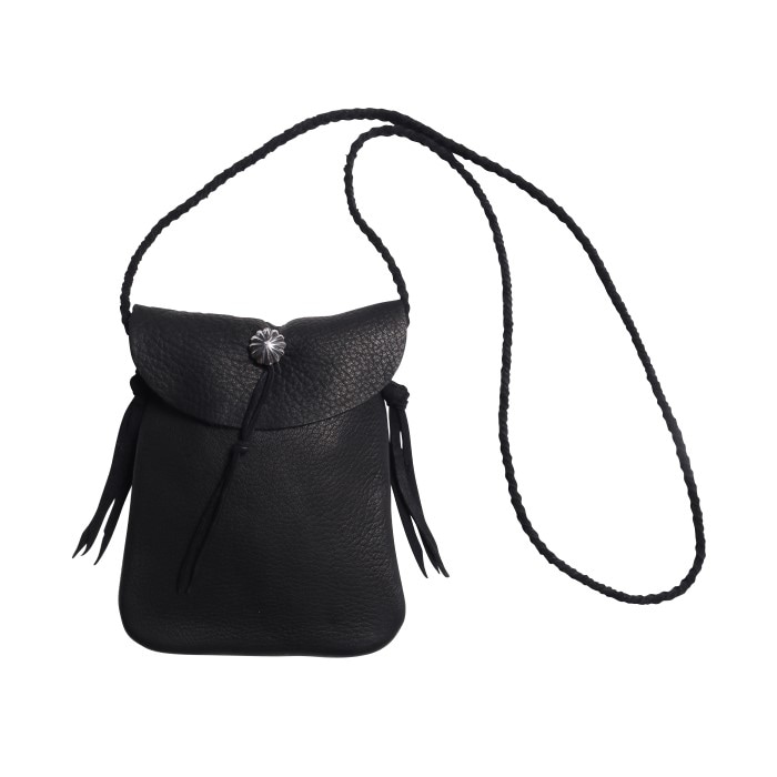 バッグ LARRYSMITH MEDICINE SHOULDER POUCH Larry Smith Deerskin Medicine Shoulder Pouch