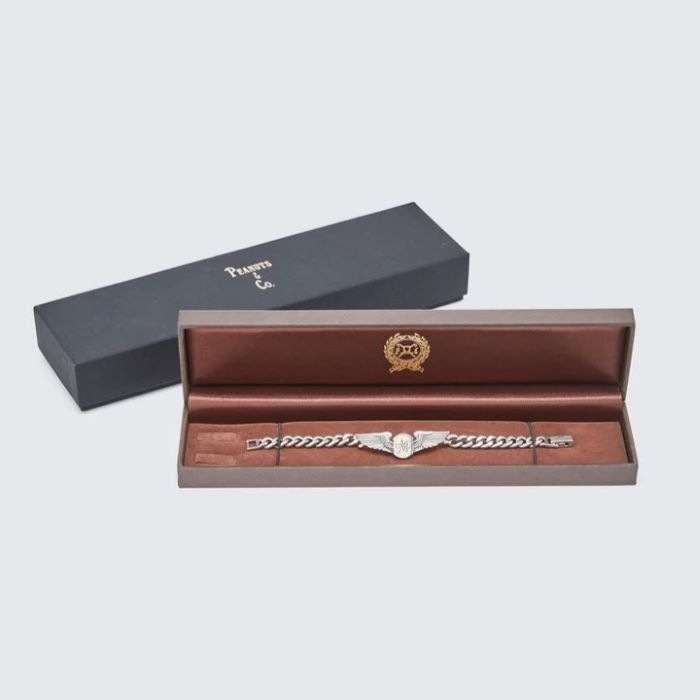 ACV-BRC01S-PNT ACVM WING SILVER BRACELET