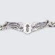 ACV-BRC01S-PNT ACVM WING SILVER BRACELET