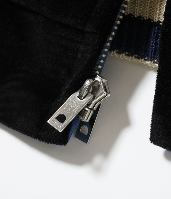 TT15544-119 / Mid 1950s Style Velveteen Souvenir Jacket ROARING TIGER  WHITE EAGLE