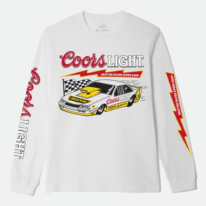 COORS LIGHT BLOWER L/S STT - WHITE