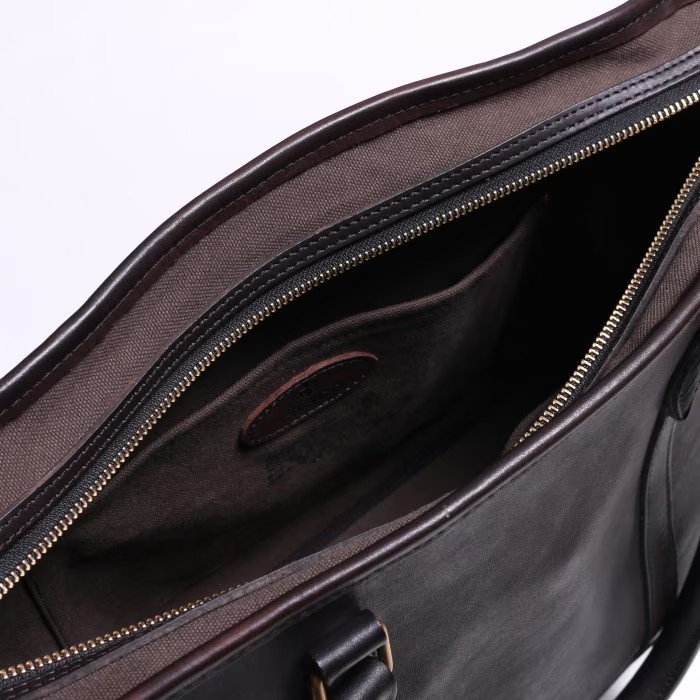 LEATHER NELSON TOTE BAG