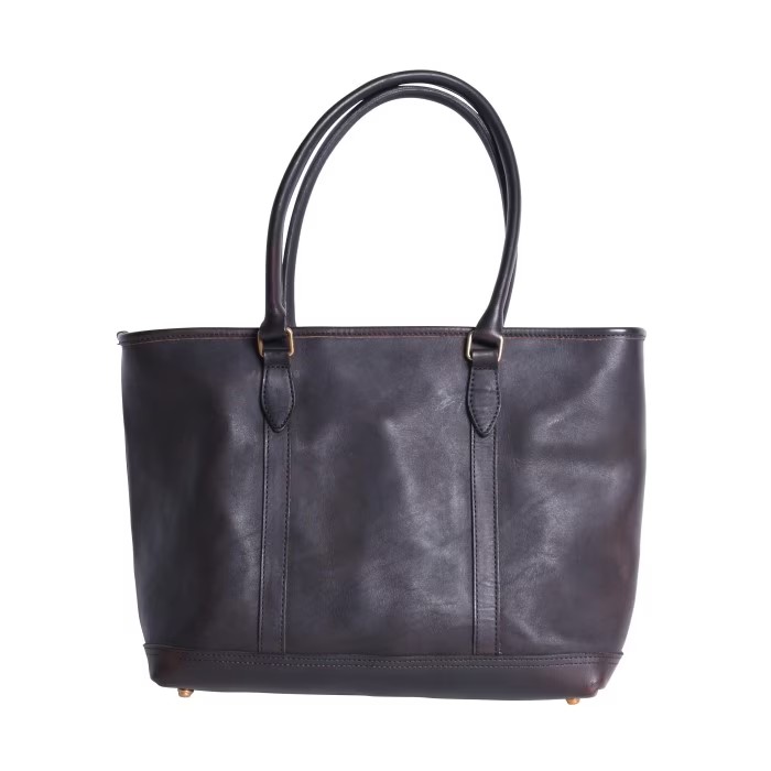 LEATHER NELSON TOTE BAG