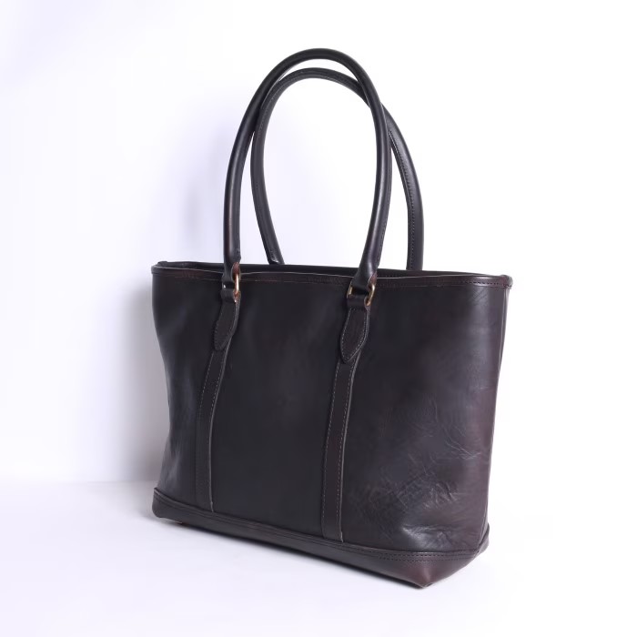 LEATHER NELSON TOTE BAG