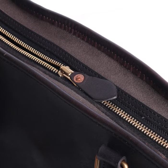 LEATHER NELSON TOTE BAG