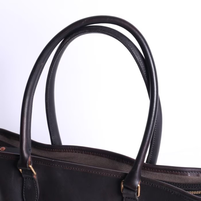 LEATHER NELSON TOTE BAG