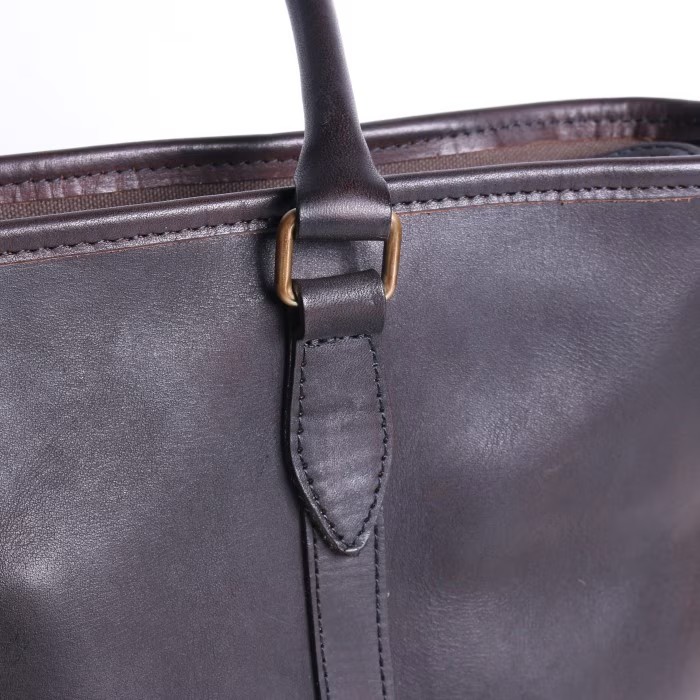 LEATHER NELSON TOTE BAG