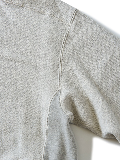 HEAVY ZIP HOOD SWEAT "HEATHER GRAY"
