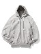 HEAVY ZIP HOOD SWEAT "HEATHER GRAY"