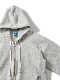 HEAVY ZIP HOOD SWEAT "HEATHER GRAY"