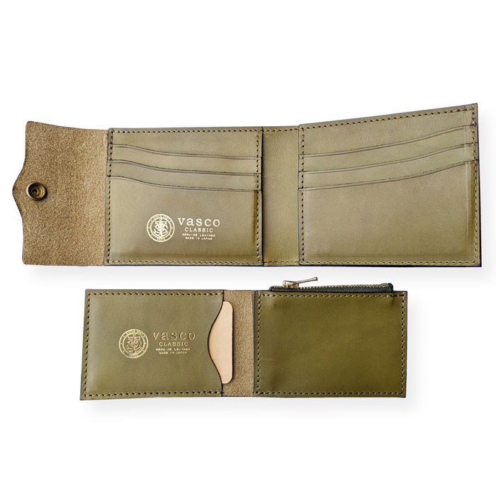 VSC-701N LEATHER NAVAL MIDDLE WALLET