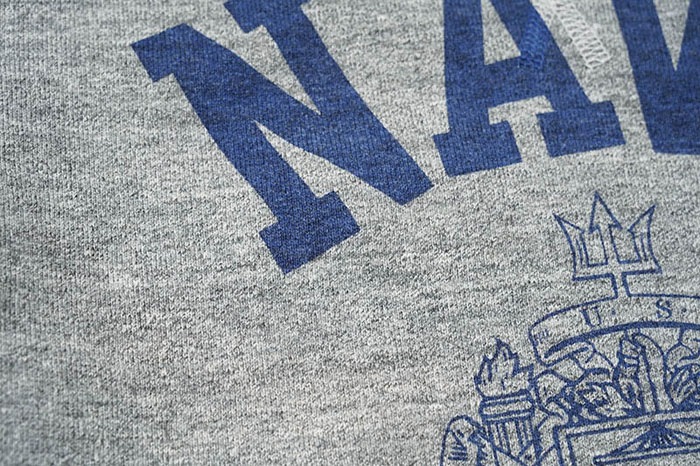 SET-IN CREW SWEAT-NAVY